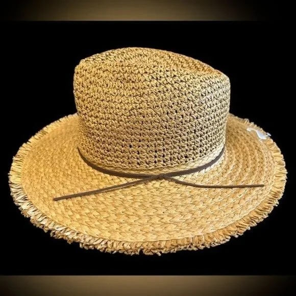 Altard State Hat Adult O/S Brown Paper Packable Panama Brimmed Cap Travel Unisex - Picture 3 of 7